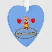 Teddybeer ornament (voorkant)