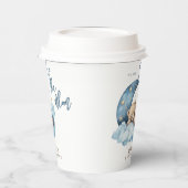 Teddybeer Over de Maan Baby shower Papieren Bekers (Links)