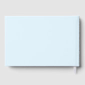Teddybeer Piloot Baby Jongens Shower Gastenboek (Achterkant)