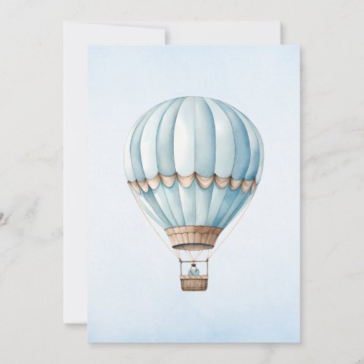 Teddybeer Piloot Eerste Verjaardag Bedankkaart (Achterkant)