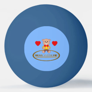 Teddybeer pingpongbal
