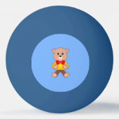 Teddybeer pingpongbal (Achterkant)