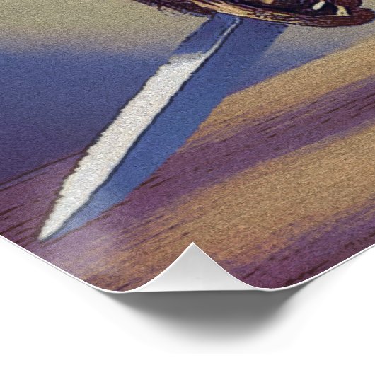 teddybeer piraat perfect poster (Hoek)