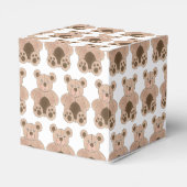 Teddybeer pluche gevulde dier verjaardagsfeestje bedankdoosjes (Achterkant)