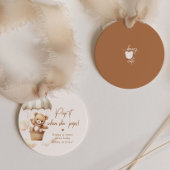 Teddybeer pop het wanneer ze pop baby shower bedankjes labels