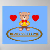 Teddybeer poster (Voorkant)
