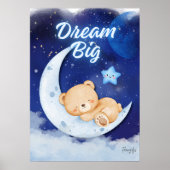 Teddybeer printbaar wandkunst poster-droom groot poster (Voorkant)