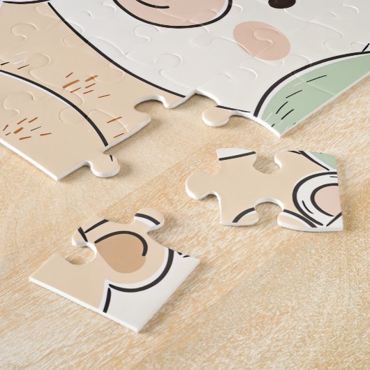 Teddybeer puzzel (Zijkant)