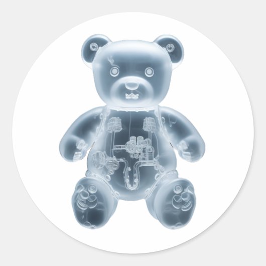 Teddybeer: RBT Ronde Sticker (Voorkant)
