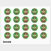 Teddybeer Recycling Symbool Ontwerp Ronde Sticker (Vel)