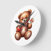 Teddybeer Ronde Klok (Hoek)
