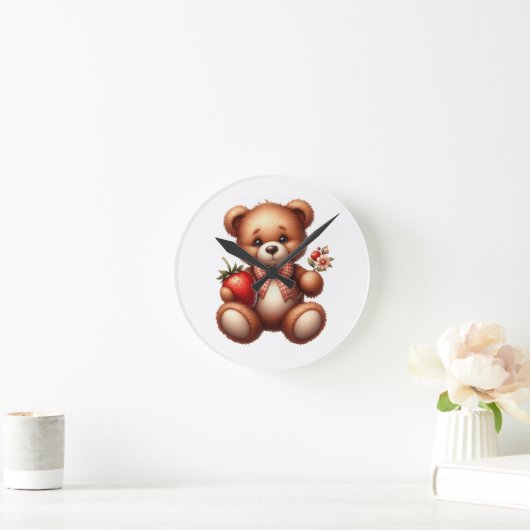 Teddybeer Ronde Klok (Huis)