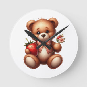 Teddybeer Ronde Klok