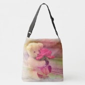 Teddybeer-Roos Crossbody Tas (Achterkant)