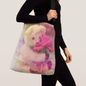 Teddybeer-Roos Crossbody Tas (Dichtbij)