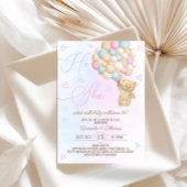 Teddybeer Roze Blauw Geslacht onthullen Kaart