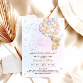 Teddybeer Roze Blauw Geslacht onthullen Kaart