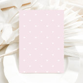 Teddybeer roze hart & ballon baby meisje douche kaart