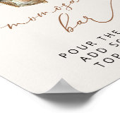 Teddybeer, roze heteluchtballon, Momosa Bar Poster (Hoek)