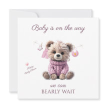 Teddybeer roze trui Gefeliciteerd