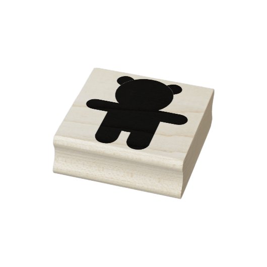 teddybeer rubberstempel (Stempel)