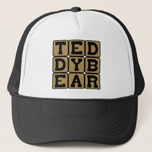 Teddybeer S Bed Genoot Trucker Pet (Voorkant)
