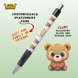 Teddybeer, Schattige Wildlife Woodland Animal Whit Pen