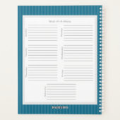 Teddybeer - Schoolplanner - HAMbyWG Planner (Achterkant)