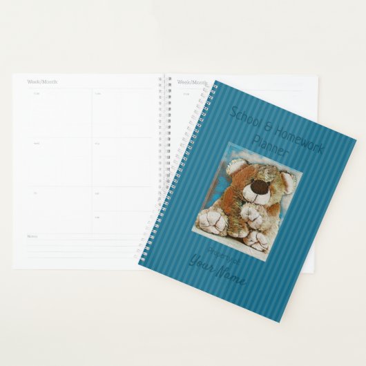 Teddybeer - Schoolplanner - HAMbyWG Planner (Display)