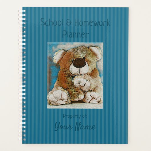 Teddybeer - Schoolplanner - HAMbyWG Planner (Voorkant)