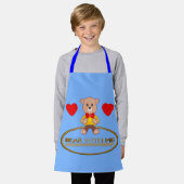 Teddybeer schort (Gedragen)
