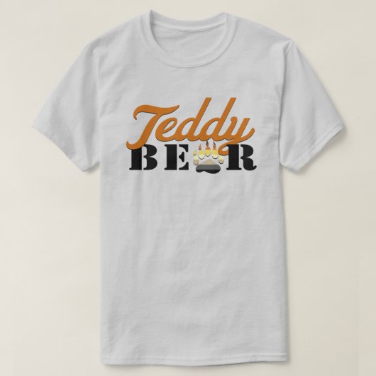 Teddybeer Shirt - Licht (Design voorkant)