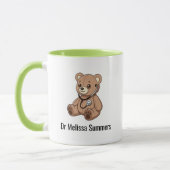 Teddybeer Stethoscoop Dokter Kinderarts Mok (Links)