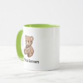 Teddybeer Stethoscoop Dokter Kinderarts Mok (Voorkant links)