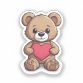 Teddybeer  sticker (Voorkant)