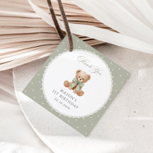Teddybeer, Strik, Groene Stippen, Eerste Verjaarda