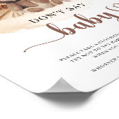 Teddybeer sweatshirt pampa's zeggen niet baby spel poster (Hoek)