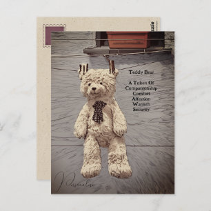  teddybeer symboliek citaat Schattige Briefkaart