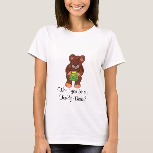 Teddybeer T-shirt (Voorkant)