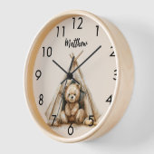 Teddybeer teepee  bruin beige kinderkamer (Hoek)