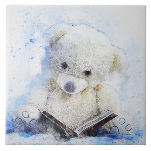 teddybeer-tegel tegeltje (Voorkant)