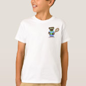 Teddybeer Tennis Player T-shirt (Voorkant)