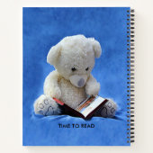 Teddybeer Tijd om Blauwe Knuffel te Lezen, ZKOA Notitieboek (Achterkant)