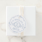 Teddybeer  Toile Pop het als ze poppen Bedankjes Labels (In situ)