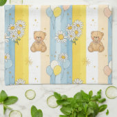 Teddybeer Tuintuinpatroon Daisy (13) Theedoek (Gevouwen)
