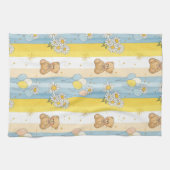 Teddybeer Tuintuinpatroon Daisy (13) Theedoek (Horizontaal)