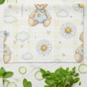 Teddybeer Tuintuinpatroon Daisy (15) Theedoek (Gevouwen)