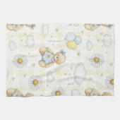 Teddybeer Tuintuinpatroon Daisy (15) Theedoek (Horizontaal)