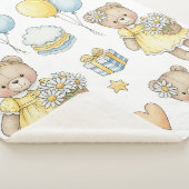 Teddybeer Tuintuinpatroon Daisy (17) Sherpa Deken (3/4)