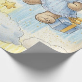 Teddybeer Tuintuinpatroon Daisy (2) Cadeaupapier (Hoek)